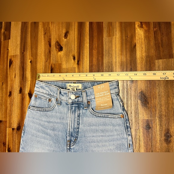 Madewell The Perfect Vintage Jean Charnley Wash Blue High Rise Womens US 23 - Picture 6 of 11